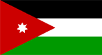Jordanian flag of Jordan